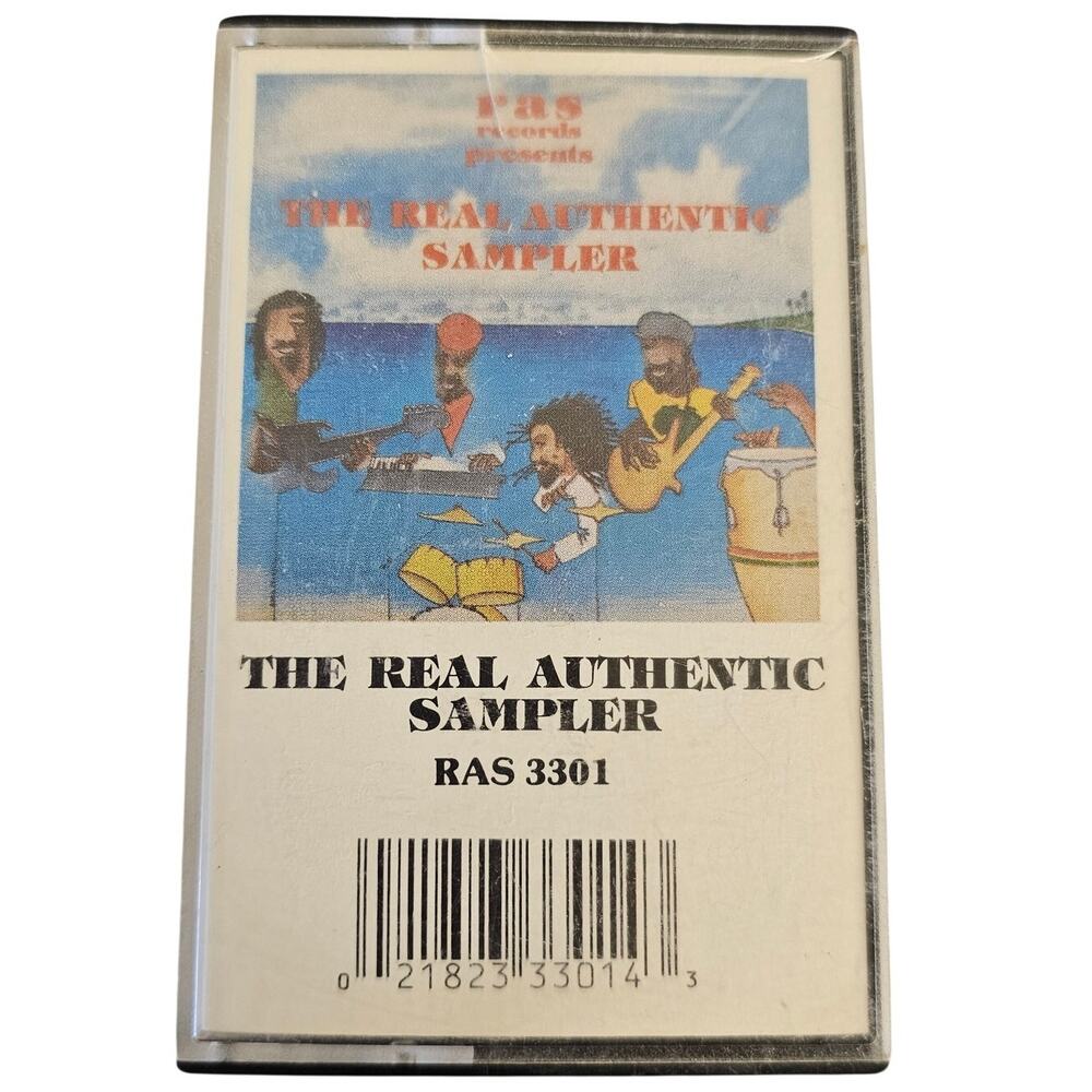 Various Artists Real Authentic Sampler Cassette 1988 RAS Reggae RAS 3301C